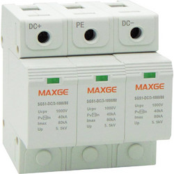 ΑΝΤΙΚΕΡΑΥΝΙΚΑ ΡΑΓΑΣ 3P 80kA 1000VDC SGS1-DC MAXGE (ΣΕΤ ΜΕ 2)