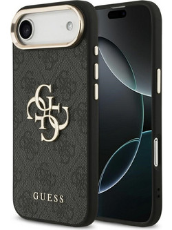 Guess 4G Big Classic Logo Back Cover Black Gold (iPhone 17 Air)