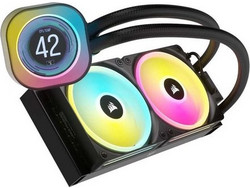 Corsair iCUE Link H100i LCD Black Υδρόψυξη CPU 120mm RGB για Socket 115x / AM4 / 1200 / 1700 / AM5