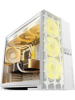 Geometric Future Model 5 Vent Whit Gaming Midi Tower Κουτί Υπολογιστή με Πλαϊνό Παράθυρο