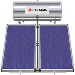 Pyramis Ηλιακός Θερμοσίφωνας 200lt 3m² Glass Τριπλής Ενέργειας