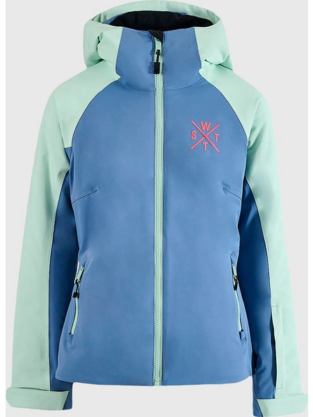 Watts X-Ice Women Snow Jacket Blue Grey