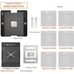 EMMC BGA REBALLING STENCIL SET 6PCS