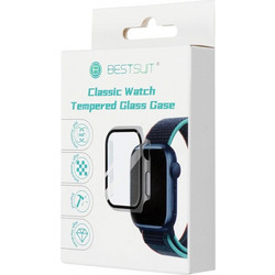 Bestsuit Flexible Protective Case with Glass for Apple Watch series 10/11 46mm - Transparent