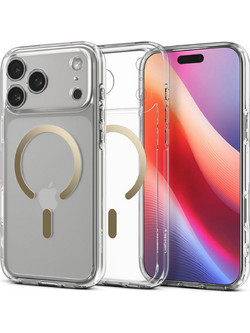 Spigen Ultra Hybrid MagFit Magsafe Θήκη Διάφανο-Χρυσό (iPhone 17 Pro Max / 18 Pro Max)