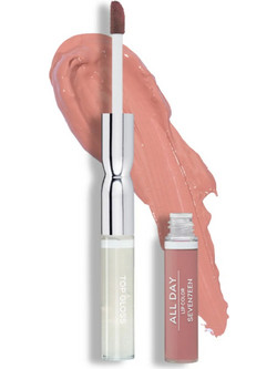 Seventeen All Day & Top Gloss 02 Natural Beige Long Lasting Liquid Κραγιόν 10ml