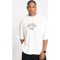 DEVOTED - Ανδρικό oversized t-shirt - Εκρού 55051W