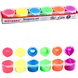 Τέμπερες Ζωγραφικής Neon 15ml 6τμχ