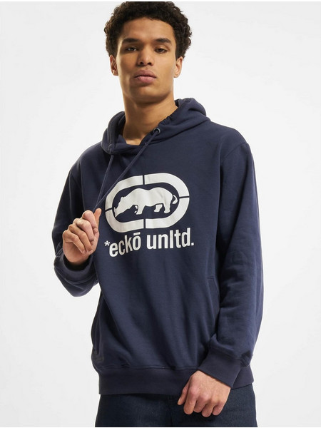 Ecko Unltd Ανδρικό Φούτερ με Κουκούλα & Τσέπες Navy Μπλε ECKOHD1034-00155