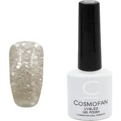 Cosmofan Gel Polish 122 Glitter Ημιμόνιμο Βερνίκι Νυχιών 7.5ml
