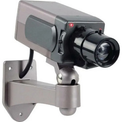 Konig SAS-DUMMY Cam 40 Ψεύτικη Κάμερα Παρακολούθησης Τύπου Bullet Ασημί