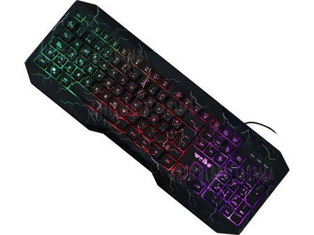 Weibo WB-570 Gaming Πληκτρολόγιο RGB Black