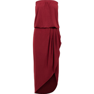 Urban Classics Midi Βραδινό Φόρεμα Μπορντό TB1508 Urban Classics Midi Βραδινό Φόρεμα Μπορντό TB1508