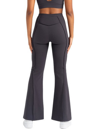 Lismina Flare Fit Sculpt Line Γυναικείο Κολάν Push Up Ανθρακί 1268