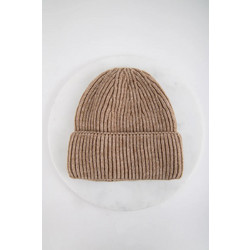 24COLOURS Beanie Γυναικείος Σκούφος Acrylic - Brown 130430.br
