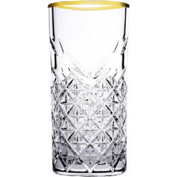 Pasabahce Σετ Ποτήρια Γυάλινα Timeless Golden Touch 45cl 12τμχ 52800G