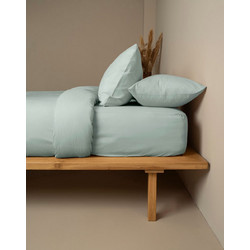 Sunshine Home Σεντόνι Υπέρδιπλο Βαμβακερό 235x270 Feelings 105 Aqua