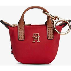 Tommy Hilfiger Γυναικεία Μικρή Τσάντα Χιαστί TH Charms Popette Nano Κόκκινη