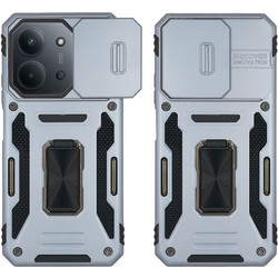 Sonique Ring Armor CamShield Θήκη Grey (Xiaomi Redmi 15C 4G / Redmi 15C 5G / Poco C85 4G)