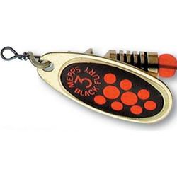 Πεταλούδα Mepps Black Fury Orange Dots ΧΡΩΜΑ ΧΡΥΣΟ ΜΕΓΕΘΟΣ 3