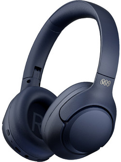 QCY H3 Ασύρματα Bluetooth Ακουστικά Over Ear με Noise Canceling Μπλε