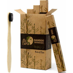 Minimal List Bamboo Medium Charcoal Οδοντόβουρτσα Μπεζ