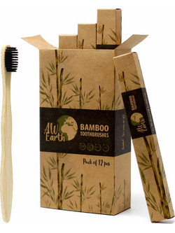 Minimal List Bamboo Medium Charcoal Οδοντόβουρτσα Μπεζ