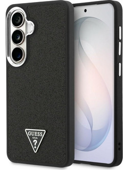 Guess Fixed Glitter Triangle Magsafe Back Cover Black (Samsung Galaxy S26)