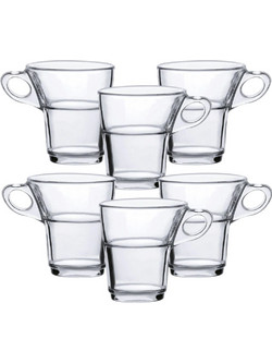 ΣΕΤ ΚΟΥΠΕΣ ESPRESSO DURALEX CAPRICE ΓΥΑΛΙΝΕΣ 9CL (6ΤΜΧ)