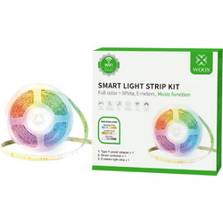 Smart LED Strip Woox R5149 Wi-Fi & Bluetooth 3000-6500K + RGB IP64 5m 24W