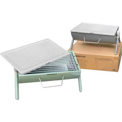 Ψησταριά Φορητή Bbq 44x25x18εκ. Με Καπάκι 81-1101 - Homie - 81-1101