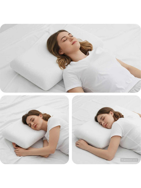 vidaXL Μαξιλάρι Ύπνου Polyester 60 x 40 x 13 εκ 42020227
