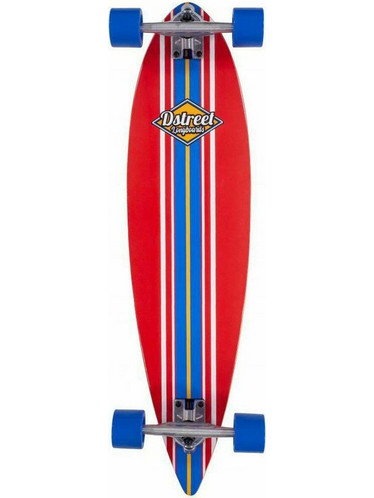 D-Street Longboard Pintail Ocean Red