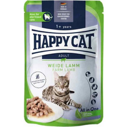Happy Cat Adult Sterilised Grain Free with Lamb 85gr