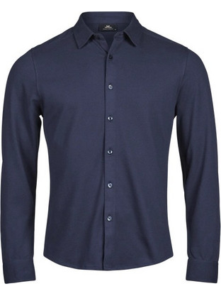 Πουκάμισο Luxury Stretch 1416 Tee Jays Tailored Fit Navy