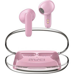 Awei T85 ENC Ακουστικά Bluetooth Earbud Ανθεκτικά στο Νερό Pink
