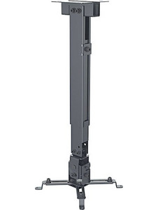 Manhattan Βάση Projector Οροφής 461207 με Μέγιστο Φορτίο 20kg Μαύρη
