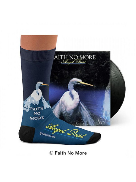 Sock Affairs Faith No More Ανδρικές Κάλτσες Ψηλές με Σχέδια Navy Μπλε