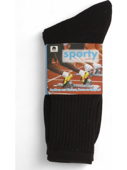 Αθλητικές κάλτσες 3αδα Sporty K-Socks K05004 - Μαύρο