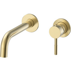 Μπαταρία Νιπτήρα εντοιχισμού REA Brushed Gold PVD 2045004252