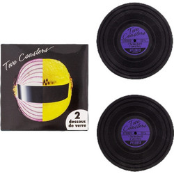 Σουβέρ Βινύλιο Σετ των 2 Two Coasters Purple Pylones - Pylones