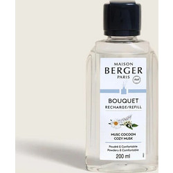 Maison Berger Paris Bouquet Diffuser Refill Cozy Musk Υγρό Αναπλήρωσης για Δοχείο Αρωματισμού Χώρου 200ml