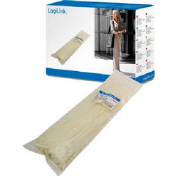 LogiLink Δεματικά Καλωδίων 130x2.5mm Λευκό 100τμχ KAB0002