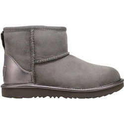 UGG Classic Mini Shine Παιδικά Μποτάκια Γκρι Suede 1130778K CHRC