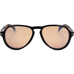 David Beckham DB7079/S WR7/Z0 Ανδρικά Γυαλιά Ηλίου Aviator Κοκάλινα Μαύρα με Καφέ Polarized Φακό