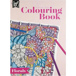 Anti-Stress Colouring Book Craft ID 64 Σχέδια Α4 120gr Florals