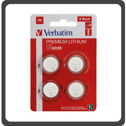 Verbatim Premium Lithium CR2025 4τμχ