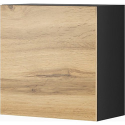 Ντουλάπι Τοίχου Vigo VIGOKW180 Black/Wotan Oak 50x30x50εκ