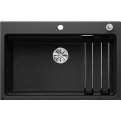 Blanco Etagon 8 Ένθετος Νεροχύτης Γρανίτη Black 78x51cm