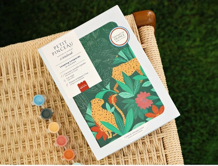 LA PETITE EPICERIE NOTEBOOK A PEINDRE - LEAPING LEOPARDS ΖΩΓΡΑΦΙΖΕΤΕ ΜΟΝΟΙ ΣΑΣ ΤΟ ΕΞΩΦΥΛΛΟ ΤΟΥ ΣΗΜΕΙΩΜΑΤΑΡΙΟΥ- 355000